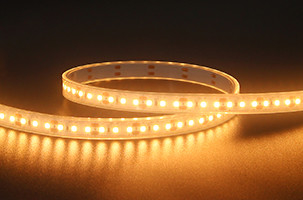 SMD3030 LED ストライプ 24V IP65 自粘性防水ストライプ照明